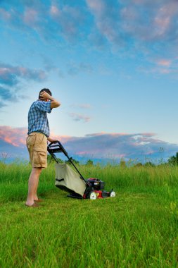 Mowing Job clipart