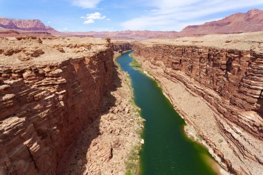 Colorado River in Northern Arizona. View from the Navajo Bridge clipart