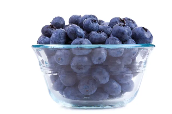 Schale mit Blaubeeren — Stockfoto