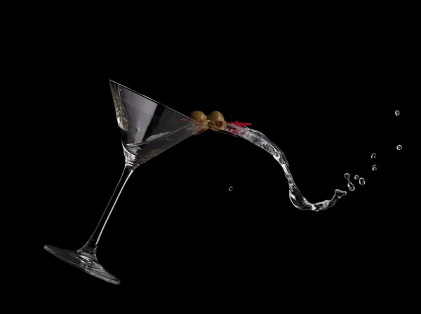 Martini ömlött — Stock Fotó
