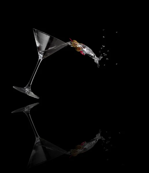 Martini ömlött — Stock Fotó