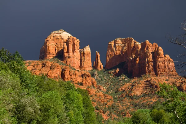 Red Rocks before the storm — Stock Photo, Image