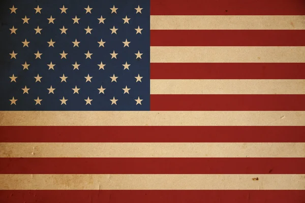 Грязный Фон Американского Флага Тонкой Фактурой — стоковое фото