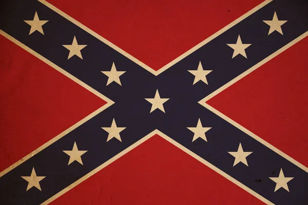 Grunge Confederate Flag Background Old Texture — Stock Photo, Image