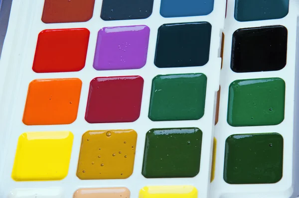 Conjunto de cores da água — Fotografia de Stock