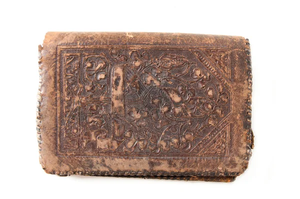 Antique Leather wallet — Stock Photo, Image