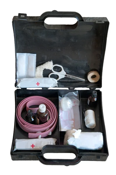 Kit de primeros auxilios - Detalle — Foto de Stock