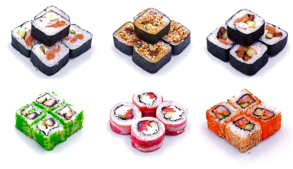 Rullade och sushi ange — Stockfoto