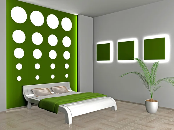 Bedroom 3D — Stock Photo, Image