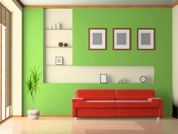 Modernes Sofa Zimmer — Stockfoto
