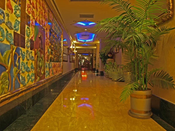 Foto Interior Corredor Hotel — Fotografia de Stock