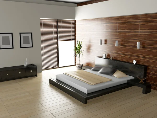 Modern Interior Bedroom Room — Stock Photo, Image