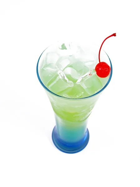 Cocktail Foto Glasswares Een Witte Achtergrond — Stockfoto