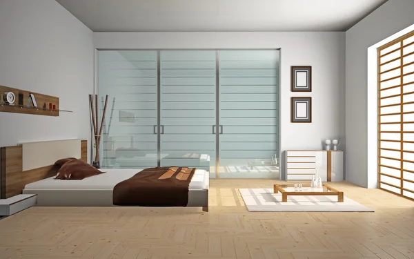 Modern Interior Bedroom Room — Stock Photo, Image