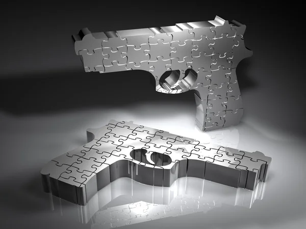 Guns - bulmaca - 3d