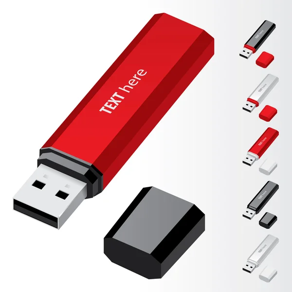 USB Flash Drive — стоковый вектор