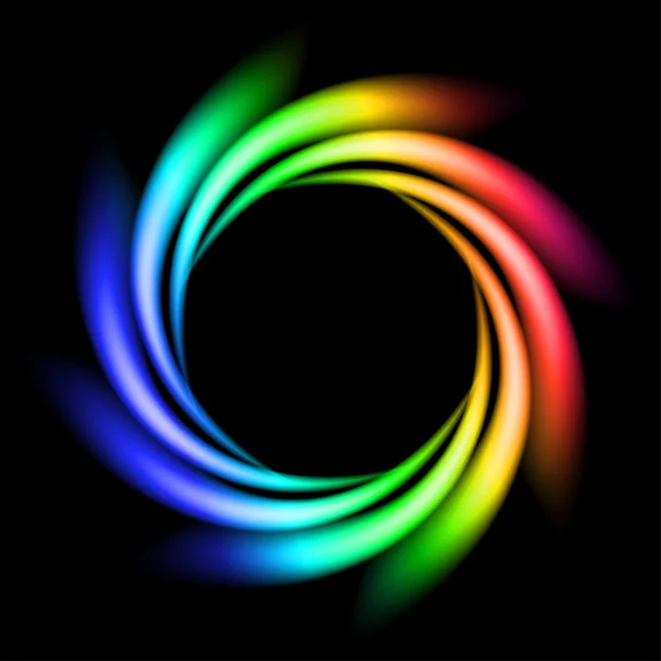 抽象的な虹レイ — ストックベクタ