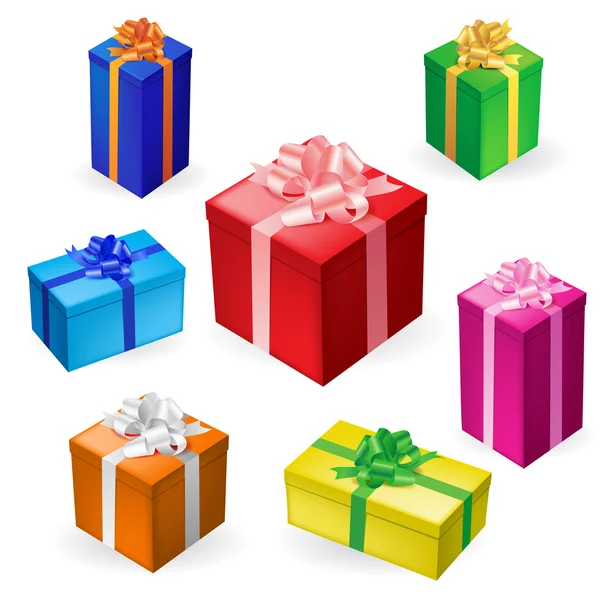Cajas de regalo — Vector de stock