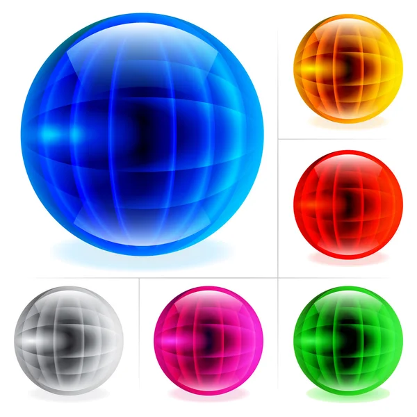 Esferas brillantes — Archivo Imágenes Vectoriales