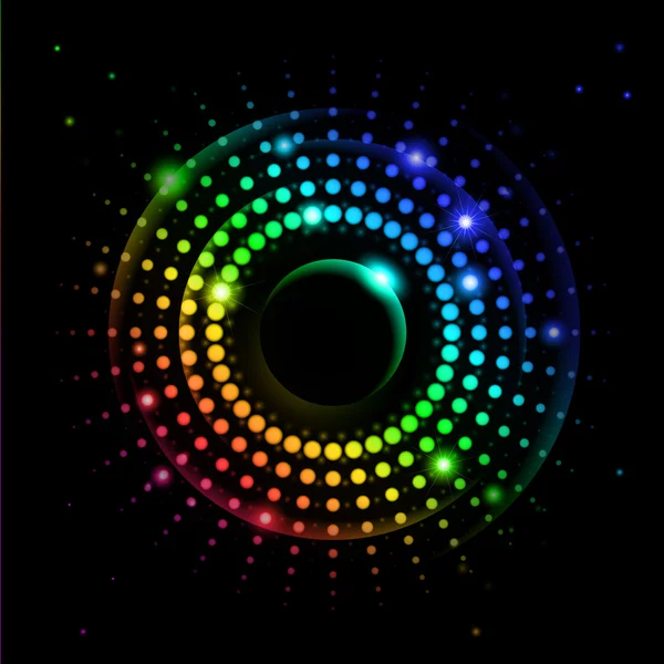 Abstract Rainbow Ray #2 — Stock Vector