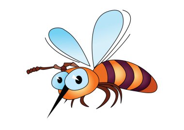 Cartoon bee clipart