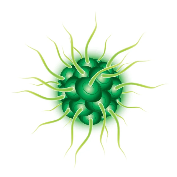 Virus Flu - Stok Vektor