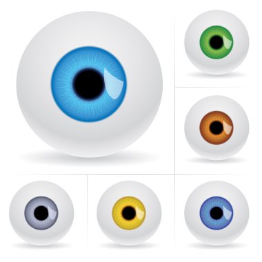 Eye balls. clipart