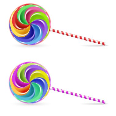 Spiral lollipop clipart