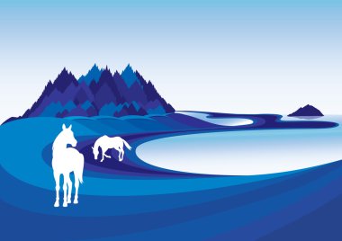 Horse silhouette clipart