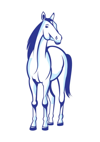 Bellissimo cavallo — Vettoriale Stock