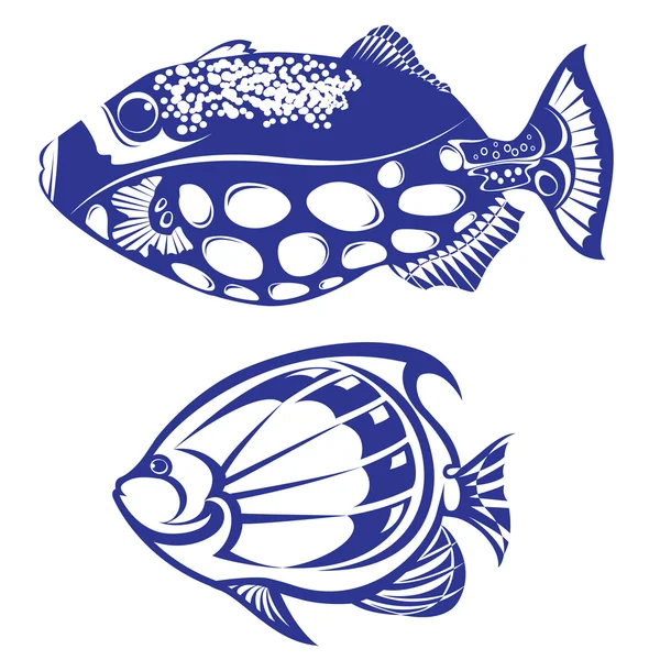 Peixe tropical —  Vetores de Stock