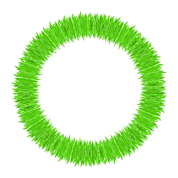 Cadre en herbe — Image vectorielle