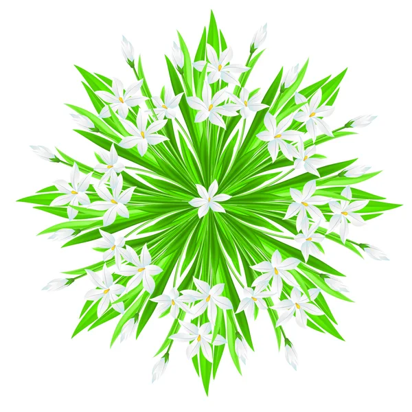 Cadre de fleur de printemps — Image vectorielle