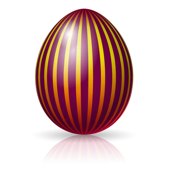 Tek Paskalya yortusu yumurta — Stok Vektör