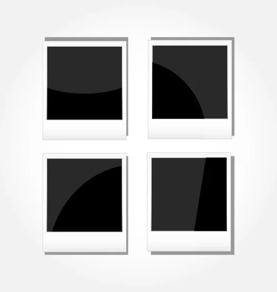Set of photo frames — Stock Vector