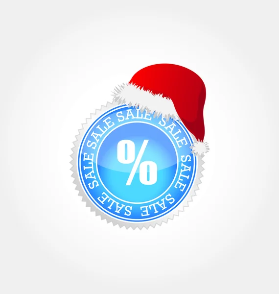 Pegatina de vectores-venta de Navidad — Vector de stock