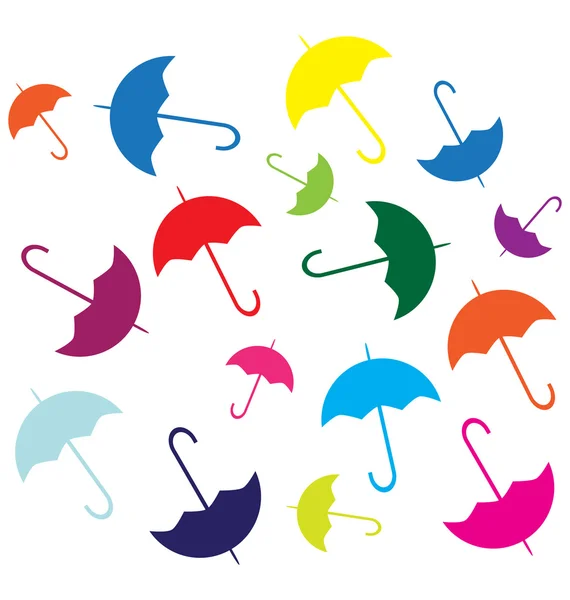 Цветной зонтик — стоковый вектор