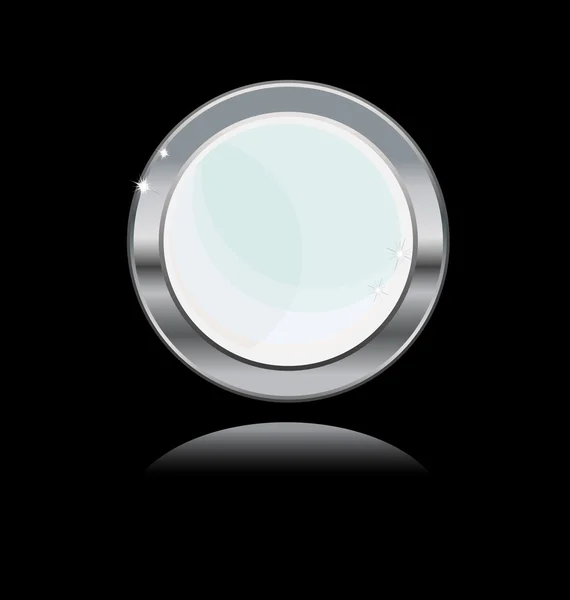 Срібні дзеркало — стоковий вектор