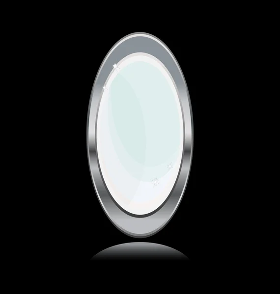 Silver mirror — Stock Vector