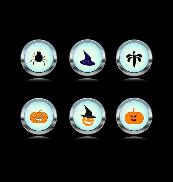 Les icônes d'Halloween — Image vectorielle