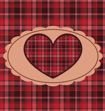 Retro Valentine Background clipart