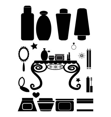 Cosmetics And Beauty Products clipart