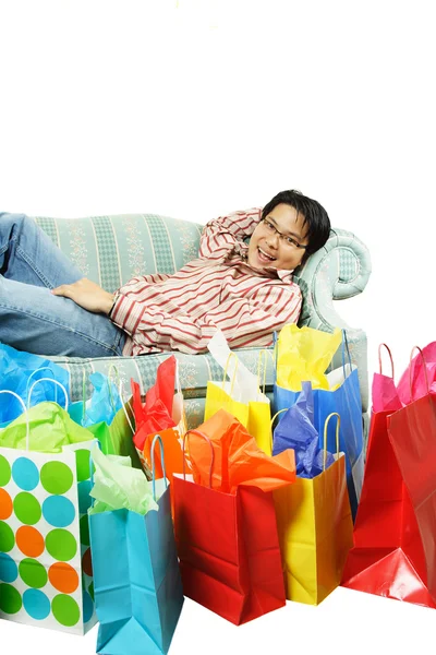 Depois de fazer compras — Fotografia de Stock