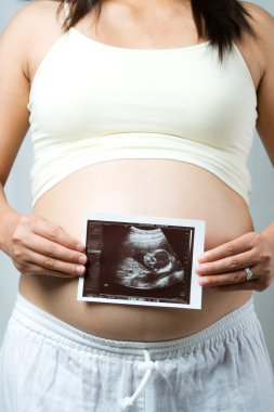 Pregnant woman clipart