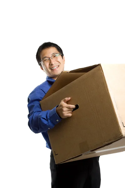 Moving businessman — Stock Photo, Image