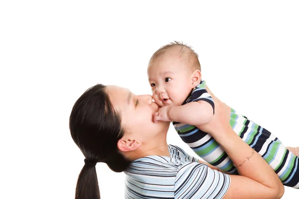 Asian mother and son — Stock Photo, Image