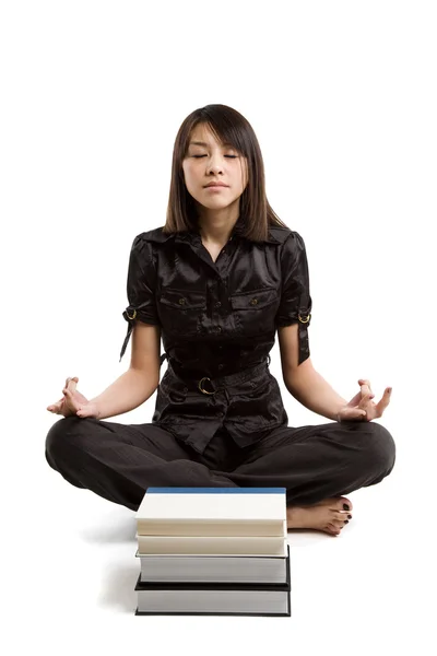 Uczeń medytuje — Zdjęcie stockowe