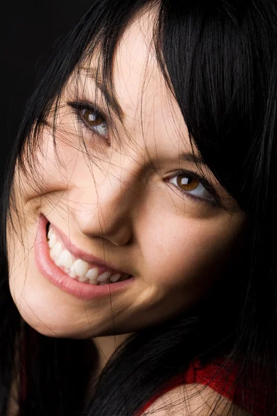 웃는 아름 다운 여자 — 스톡 사진