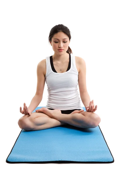 Asian woman yoga — Stock Photo, Image