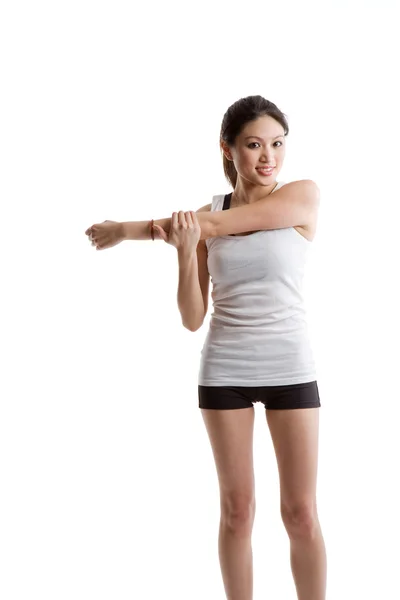 Asian woman exercise — Stock Photo, Image